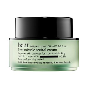 Belif Peat Miracle Revital Cream 1.68 oz/50 mL - Hydrating Moisturizer for Youthful, Smooth Skin