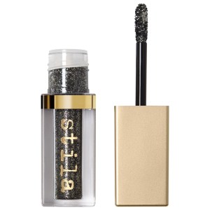 Stila Glitter & Glow Liquid Eye Shadow Color: Molten Midnight - Black, Silver & Gold