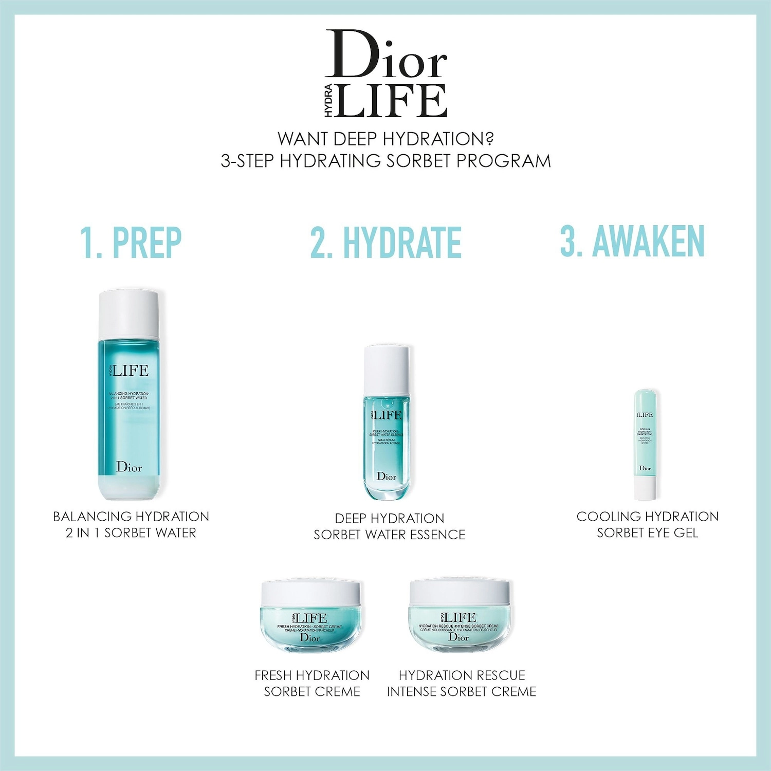 Dior Hydra Life Deep Hydration Sorbet Water Essence 1.3 oz/40 mL - Image 2