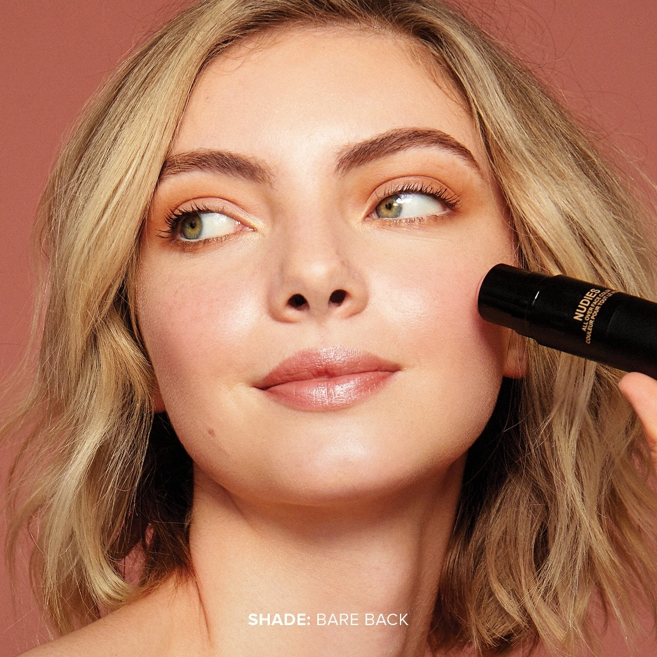 NUDESTIX Nudies Cream Blush All-Over-Face Color - Bare Back - Image 2