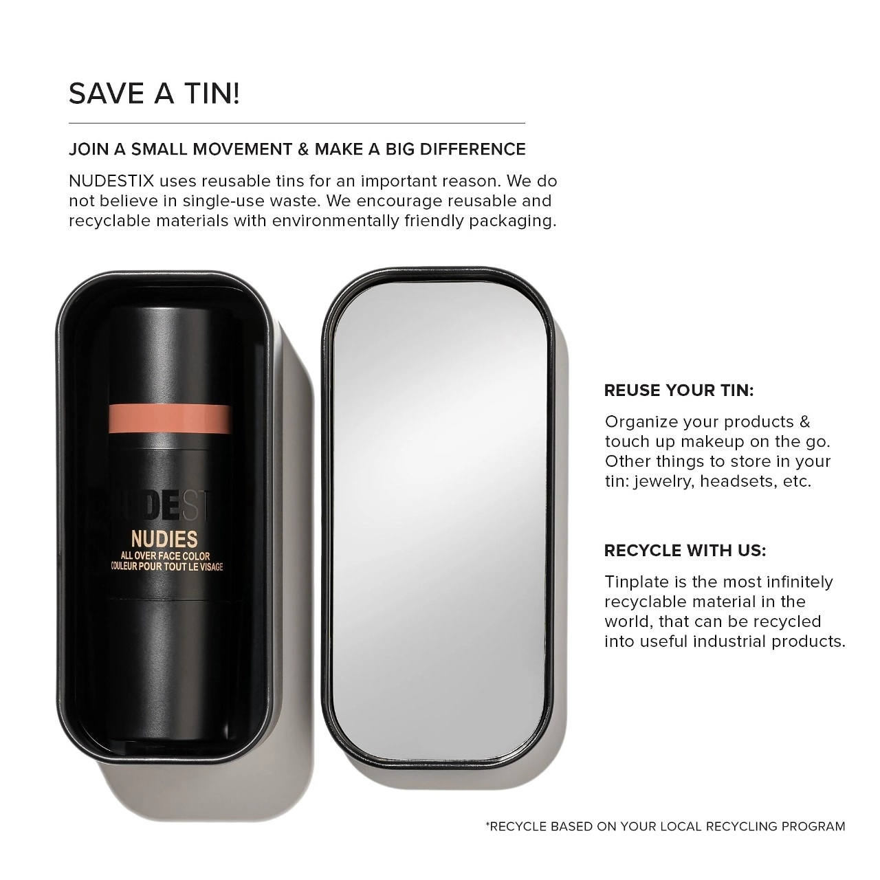 NUDESTIX Nudies Cream Blush All-Over-Face Color - Bare Back - Image 7