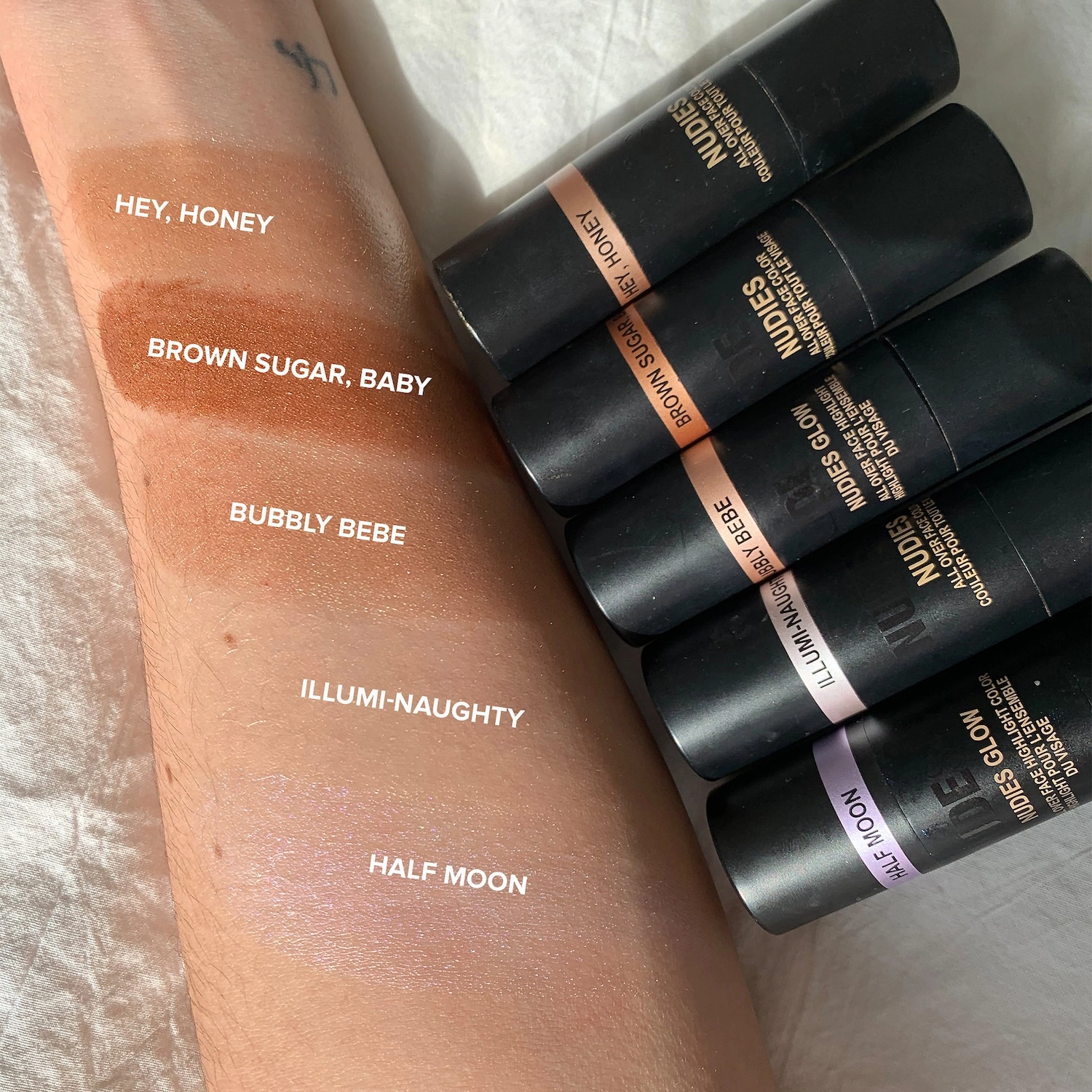 NUDESTIX Nudies All Over Face Color Bronze + Glow - Hey, Honey - Bronze + Hilite: golden sun-kiss - Image 5