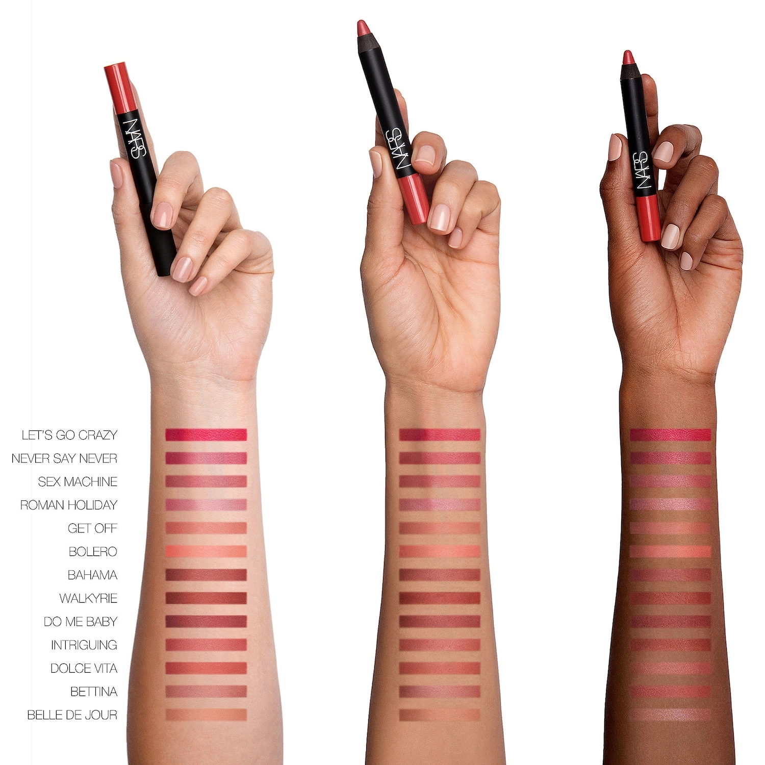 NARS Velvet Matte Lipstick Pencil - Do Me Baby (Chestnut Rose) Vegan - Image 5
