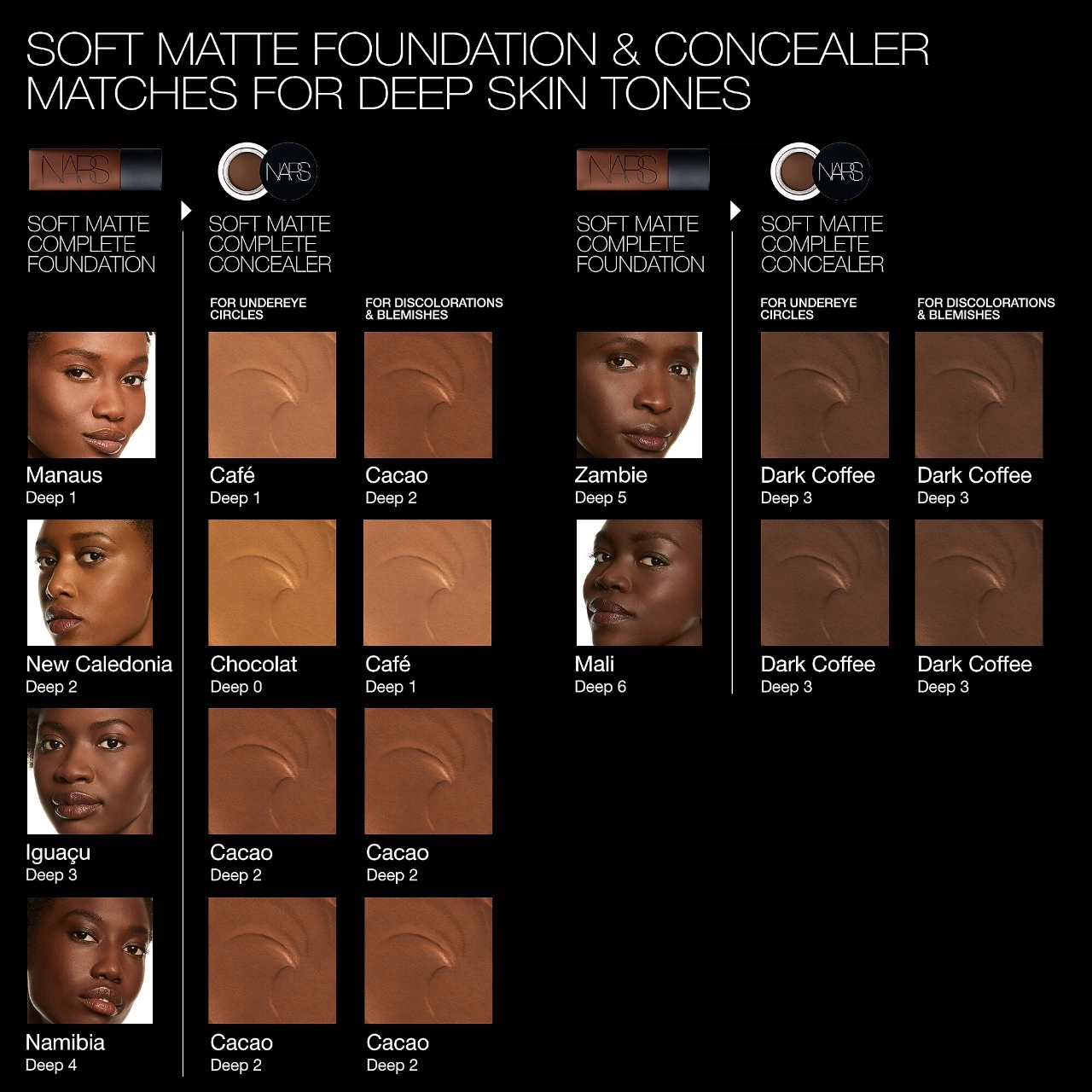 NARS Soft Matte Complete Concealer - Color: Café - D1 - Medium-deep to deep with neutral undertones - Image 5