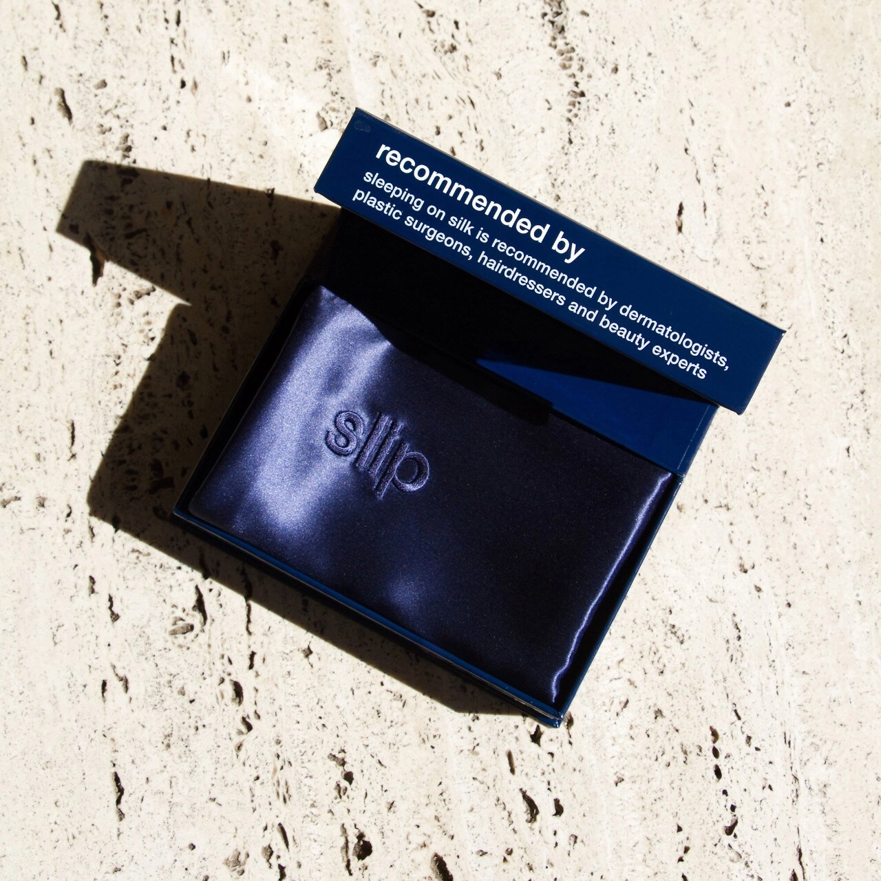 Slip Silk Pillowcase - King Size Navy - Image 13