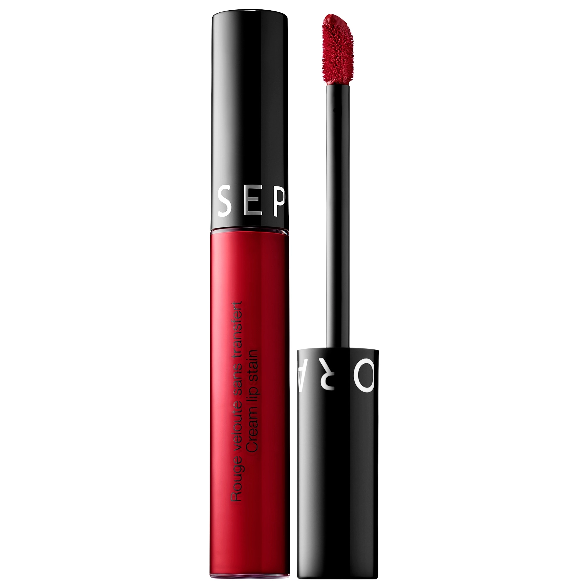 SEPHORA COLLECTION Cream Lip Stain Liquid Lipstick 94 Cherry Moon - Matte Red Cherry