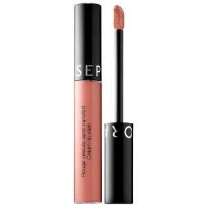 SEPHORA COLLECTION Cream Lip Stain Liquid Lipstick Color: 66 Skin-Deep - Matte Deep Nude
