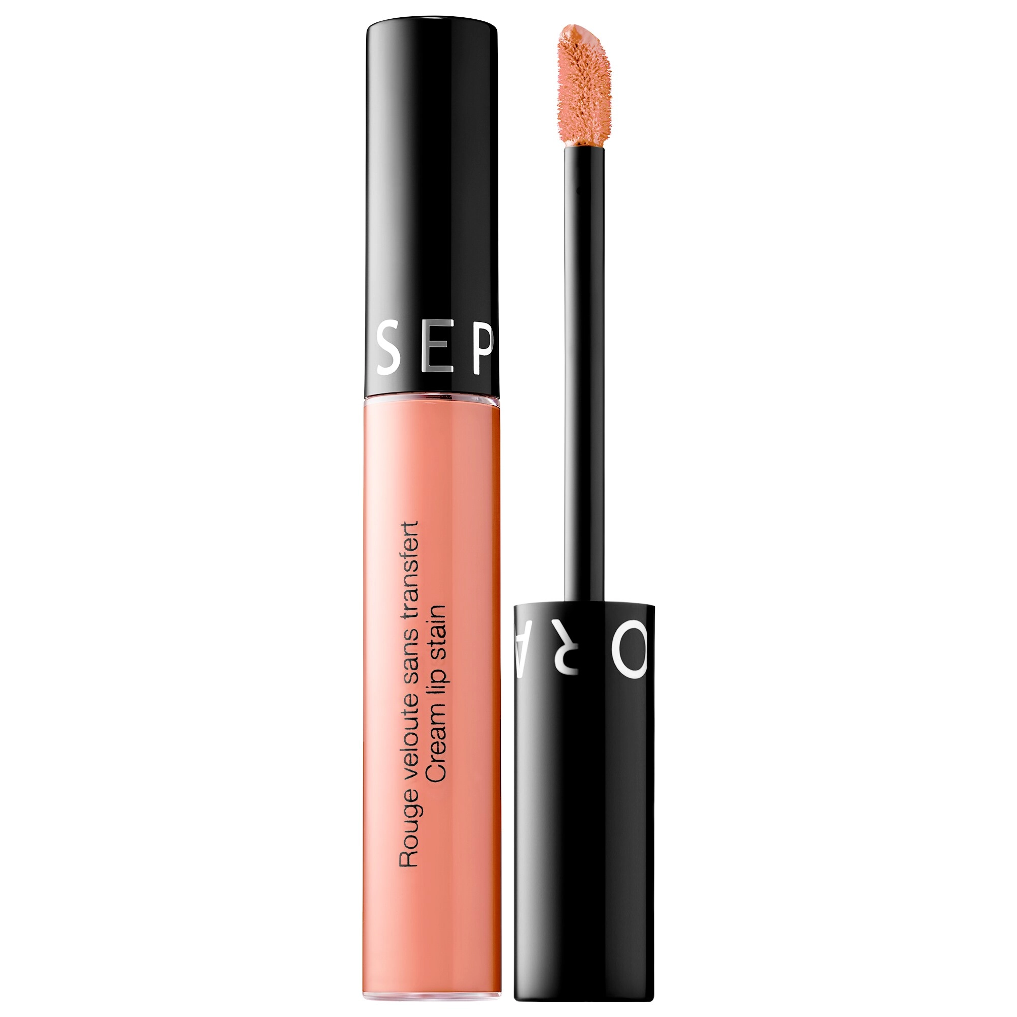 SEPHORA COLLECTION Cream Lip Stain Liquid Lipstick Color: 74 Vanilla Cream - Matte Peach Pink