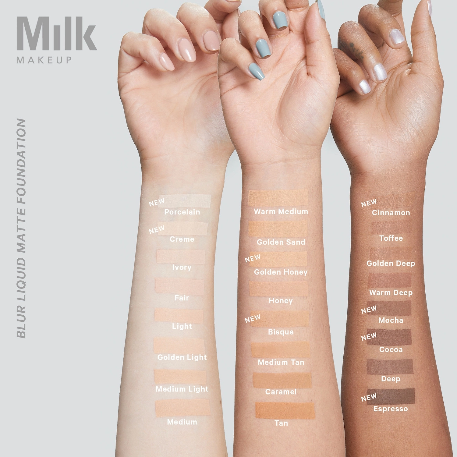 MILK MAKEUP Blur Liquid Matte Foundation Color: Golden Deep - Image 2
