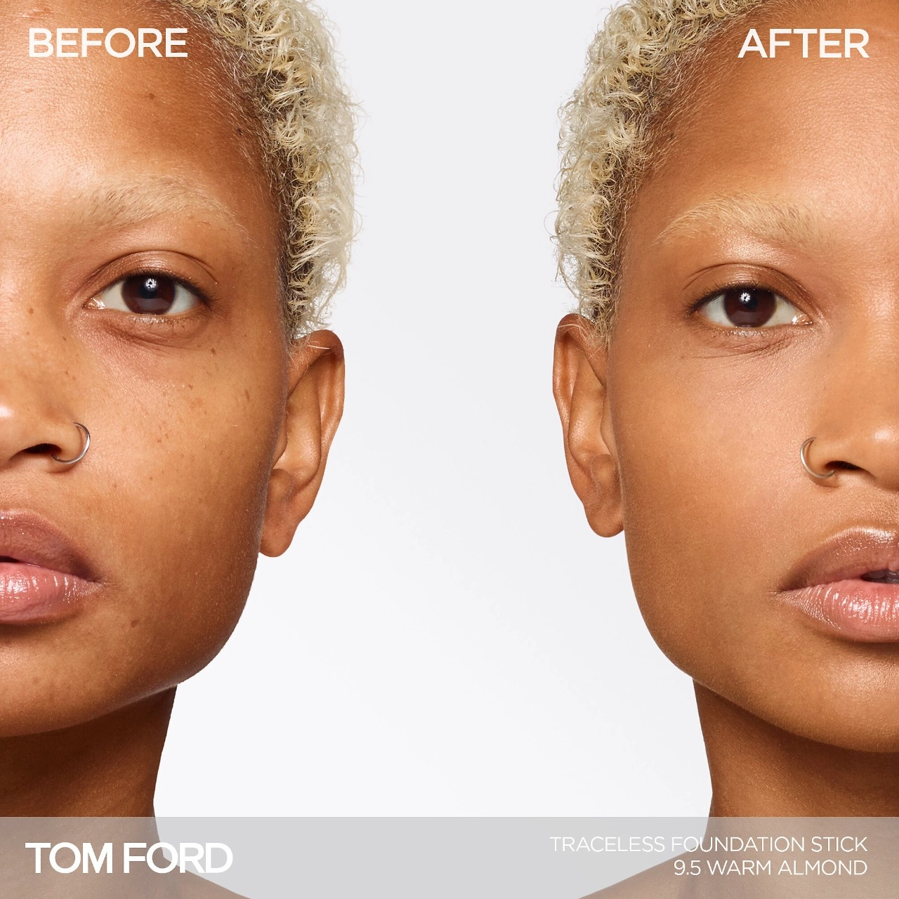 TOM FORD Traceless Foundation Stick 9.5 Warm Almond - Natural Finish Medium Coverage - Image 2