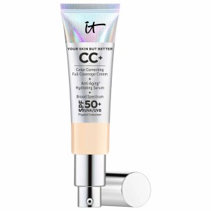 IT Cosmetics CC+ Cream Full Coverage Color Correcting Foundation with SPF 50+ in Light