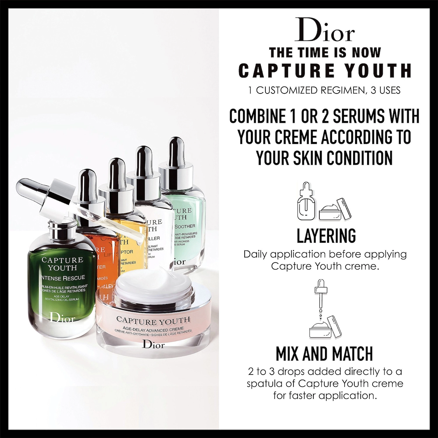 Dior Capture Youth Serum Collection - Uneven Texture, Dark Spots, Vitamin C, AHA/Glycolic Acid - Image 6