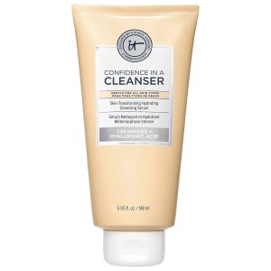IT Cosmetics Confidence in a Cleanser Hydrating Facial Cleanser Serum - 5 oz/148 mL, Hyaluronic Acid, Collagen