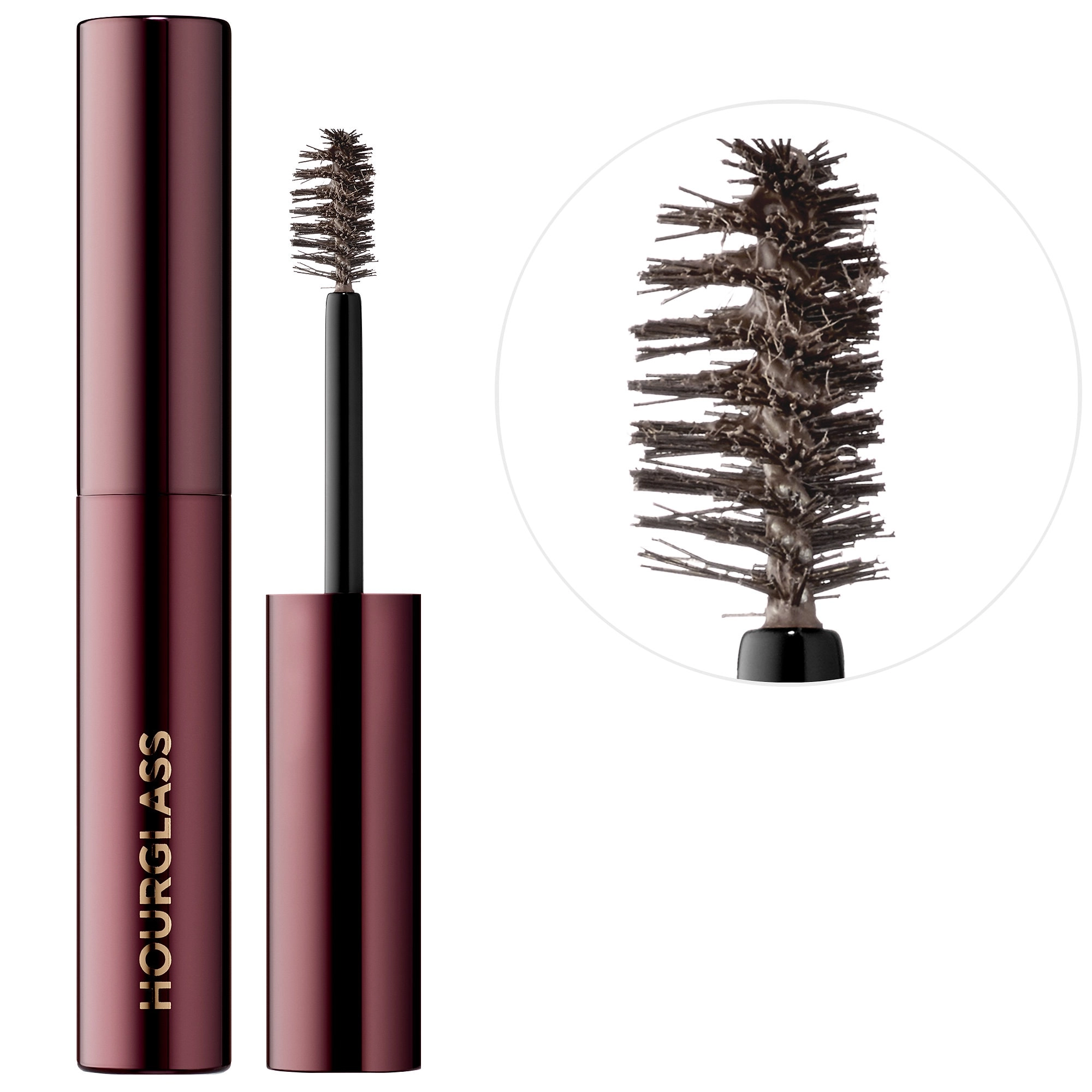 Hourglass Arch Brow Volumizing Fiber Gel - Dark Brunette Vegan Cruelty-Free