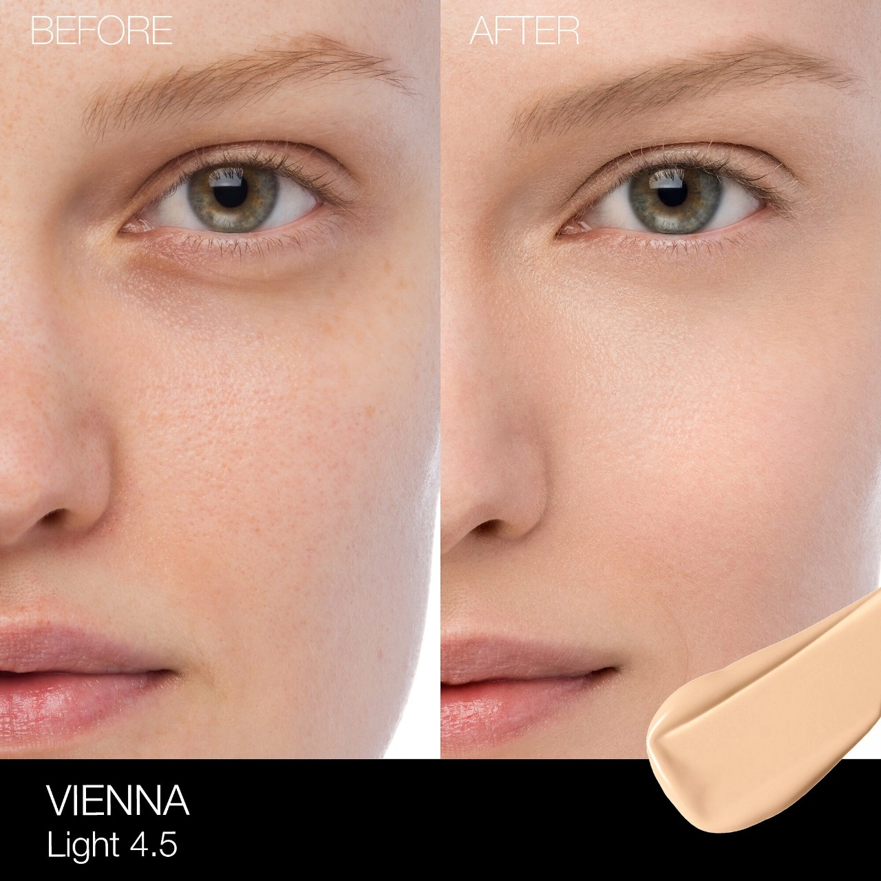 NARS Natural Radiant Longwear Foundation - Vienna, Light 4.5, Full Coverage, Radiant Finish - Image 3