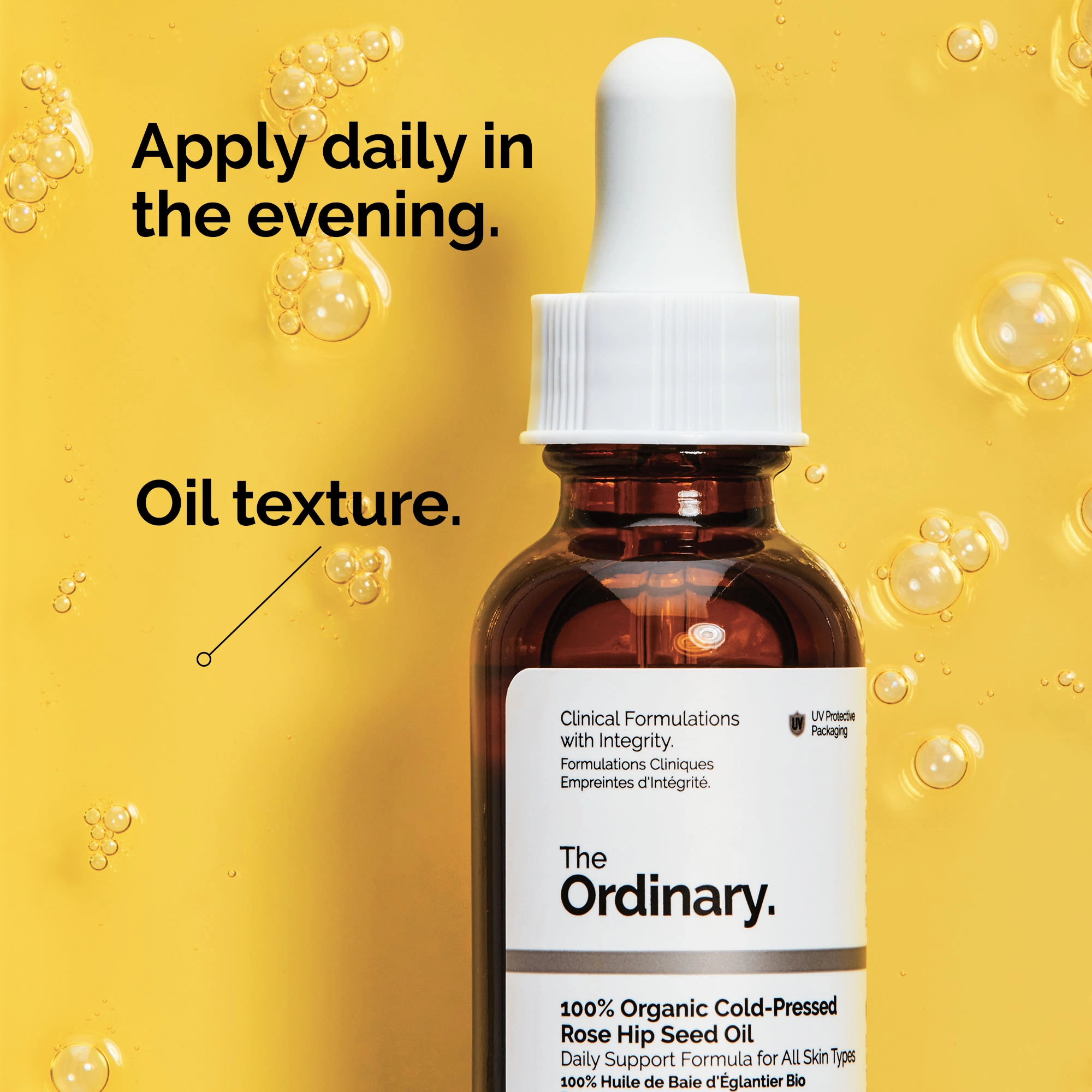 The Ordinary 100% Organic Cold-Pressed Rose Hip Seed Oil 1 oz/30 mL Vegan - Image 4