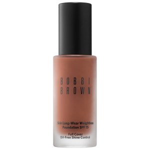 Bobbi Brown Skin Long-Wear Weightless Foundation SPF 15 in Chestnut (W-108)