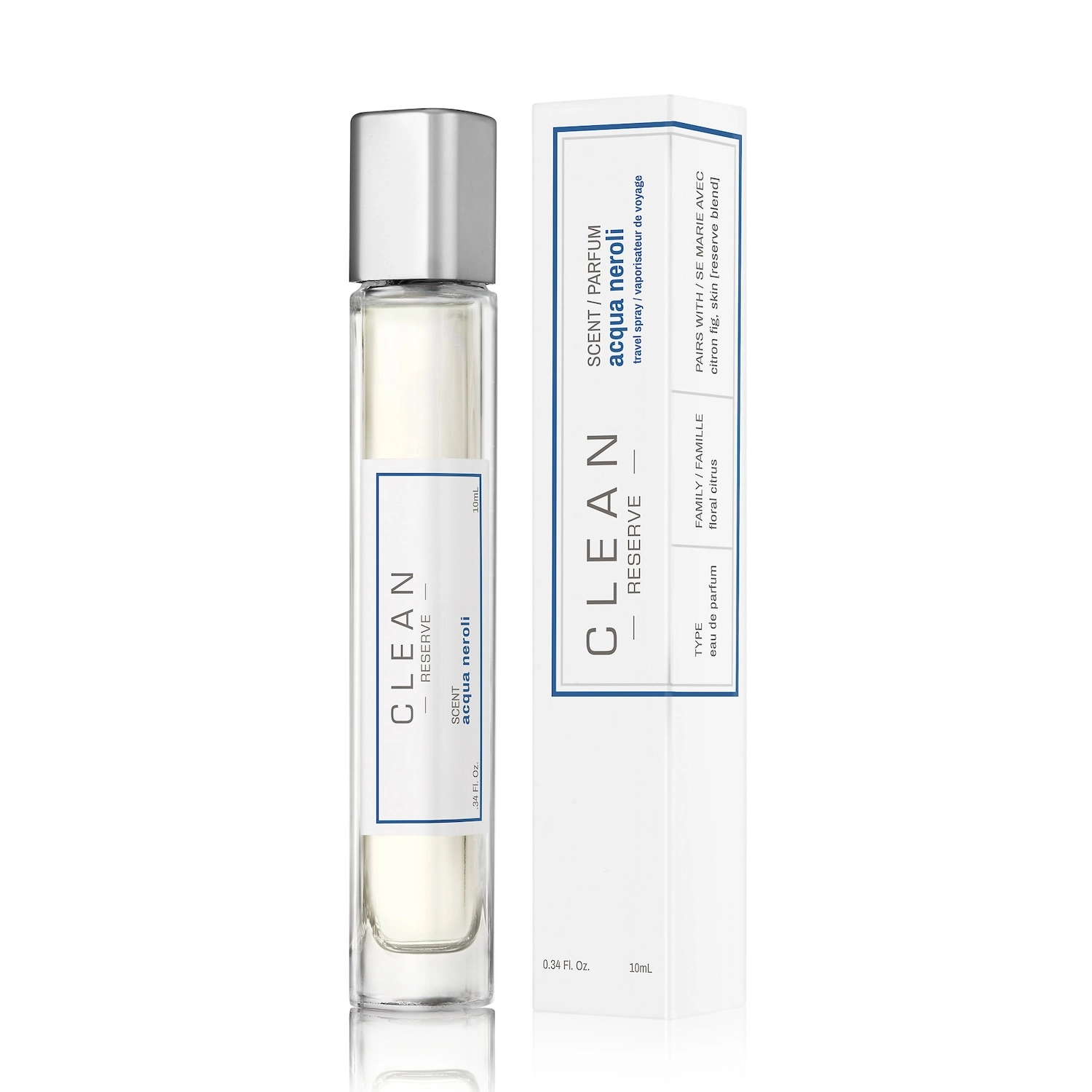 CLEAN RESERVE Reserve - Acqua Neroli Travel Spray 0.33 oz/10 mL Vegan Gluten Free - Image 5