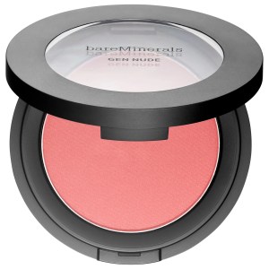 bareMinerals Gen Nude Powder Blush Color: Call My Blush - Delicate Pink Mauve Vegan