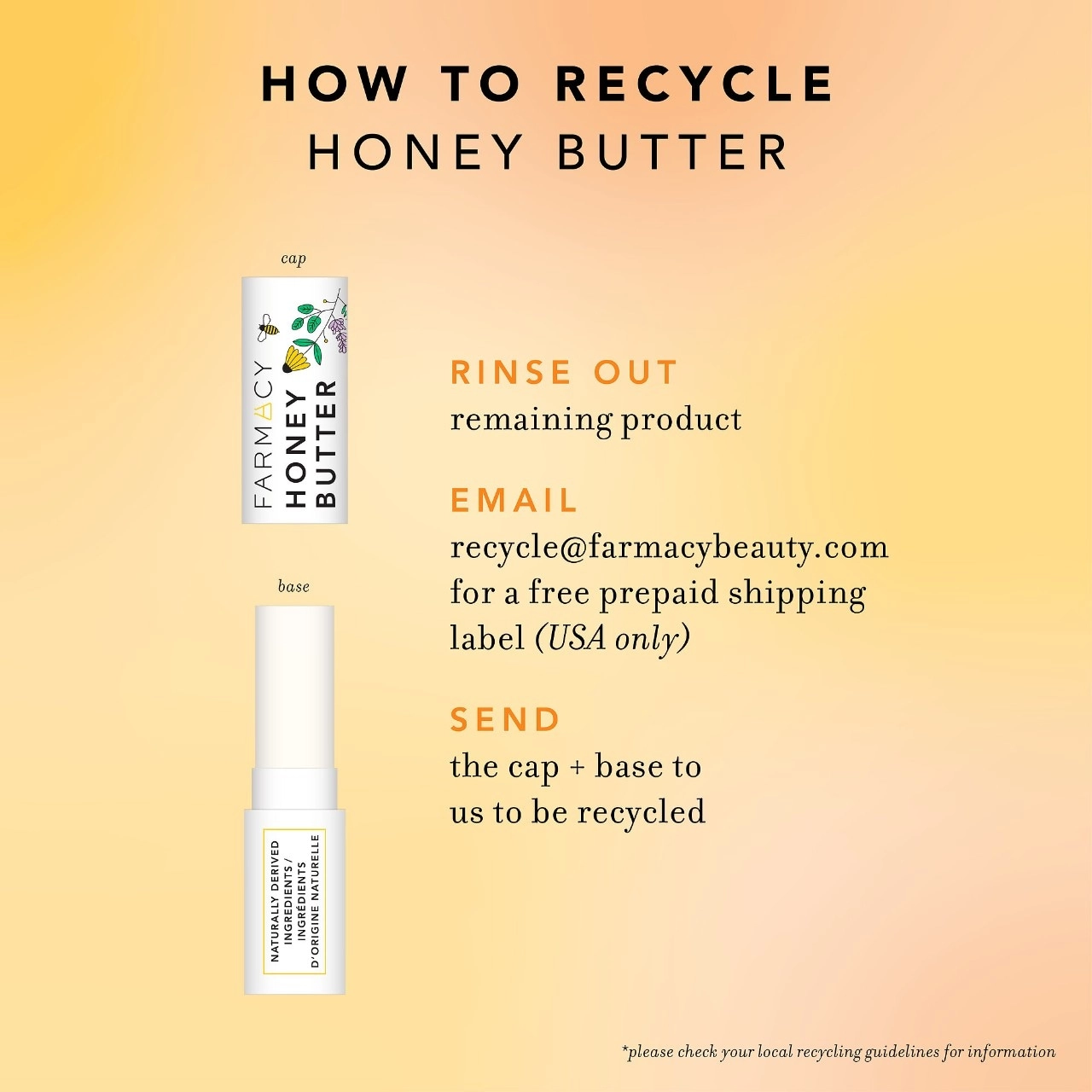 Farmacy Honey Butter Beeswax Lip Balm - 0.12 oz/3.4 g - Natural Finish - Image 4