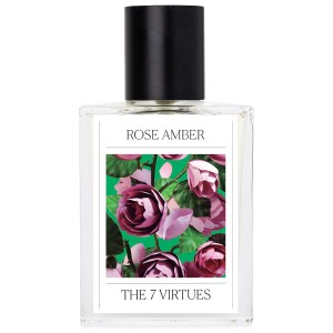 The 7 Virtues Rose Amber Eau de Parfum 1.7 oz/50 mL Vegan Unisex Clean + Planet Positive