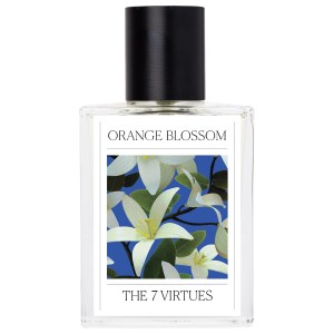 The 7 Virtues Orange Blossom Eau de Parfum 1.7 oz/50 mL Clean + Planet Positive Vegan Cruelty-Free Hypoallergenic