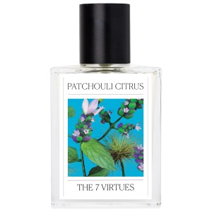 The 7 Virtues Patchouli Citrus Eau de Parfum 1.7 oz/50 mL Vegan Unisex Clean + Planet Positive