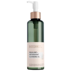 Biossance Squalane + Antioxidant Makeup Removing Cleansing Oil 6.76 oz / 200 mL Vegan Clean Fragrance Free
