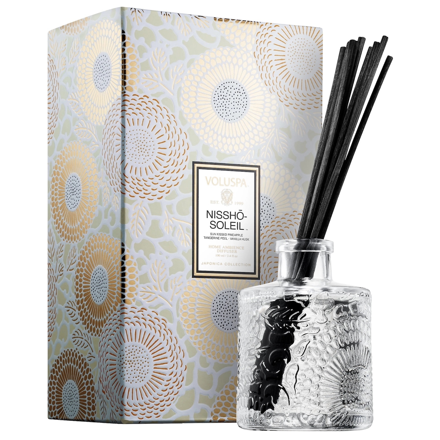 VOLUSPA Nissho-Soleil Home Diffuser 3.4 oz/100 mL Fresh Citrus & Fruits - Image 2