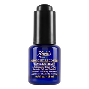 Kiehl's Since 1851 Midnight Recovery Concentrate Face Oil 0.5 oz/15 mL - Anti-Aging, Dryness, Uneven Texture