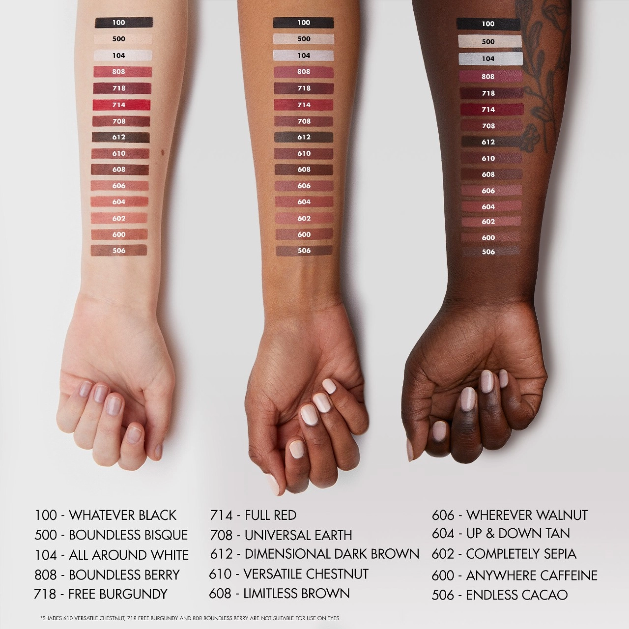 MAKE UP FOR EVER Artist Color Pencil Brow, Eye & Lip Liner in 718 Free Burgundy - Image 2
