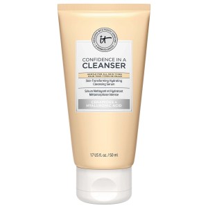 IT Cosmetics Mini Confidence in a Cleanser 1.7 oz/50 mL - Hyaluronic Acid, Collagen - Anti-Aging - Dry, Combo, Normal Skin