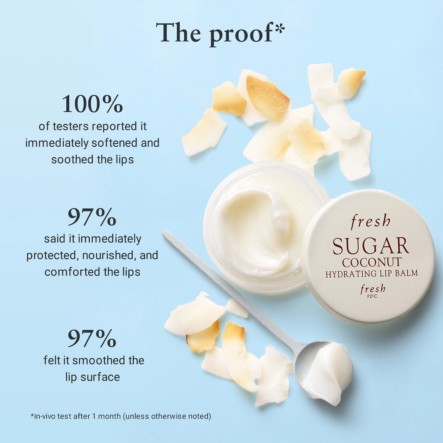 Fresh Sugar Hydrating Lip Balm Color: Coconut - Image 2