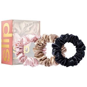 Slip Large Slipsilk™ Scrunchies - Black, Pink, Caramel