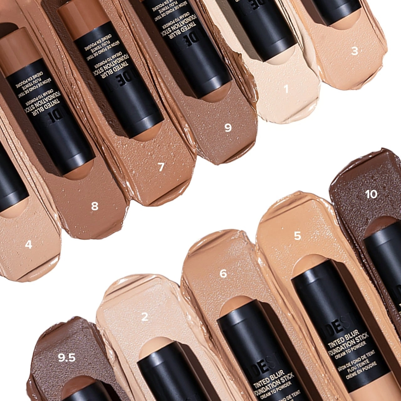 NUDESTIX Tinted Blur Foundation Stick Color: Nude Medium 4 - Light-Medium Nude - Image 4