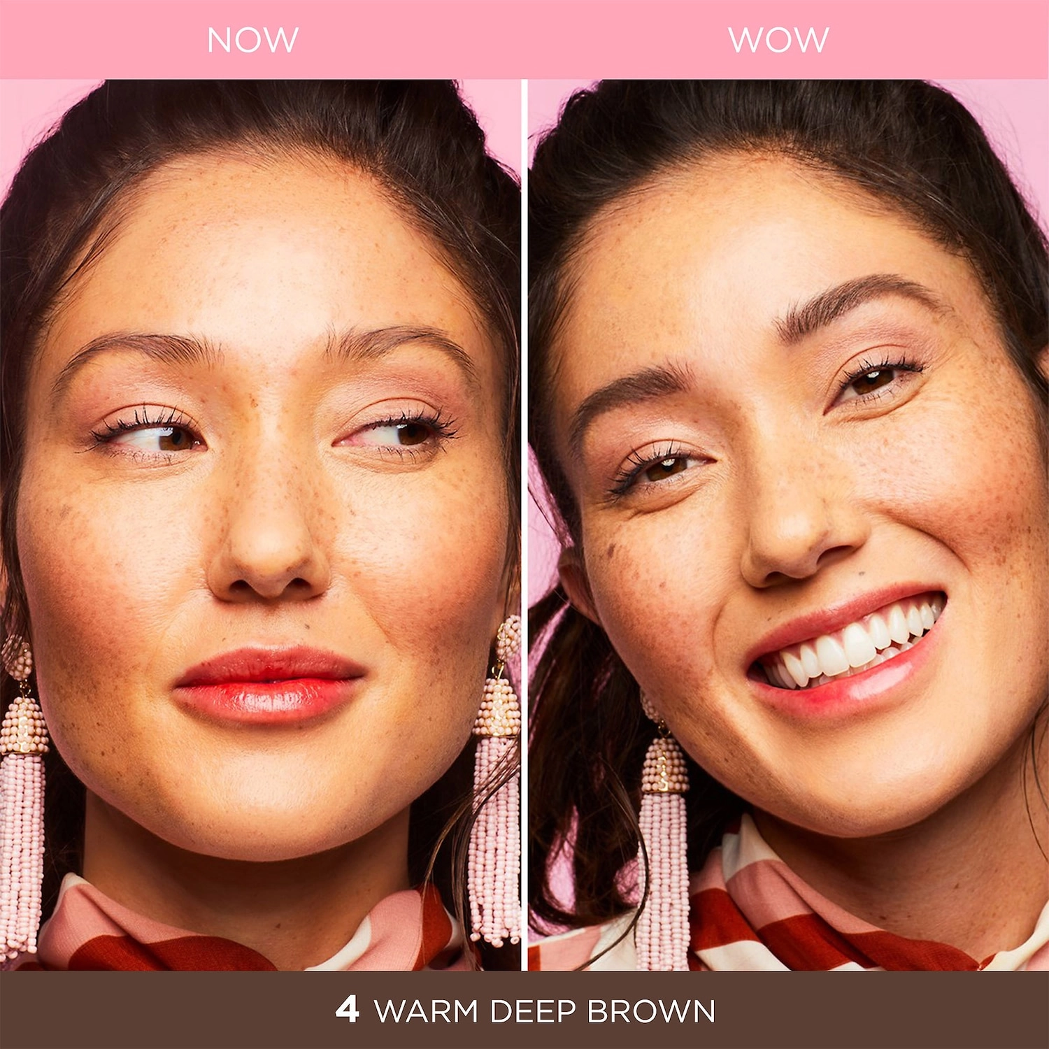 Benefit Cosmetics Gimme Brow+ Tinted Volumizing Eyebrow Gel Color: 4 - Warm Deep Brown - Image 2