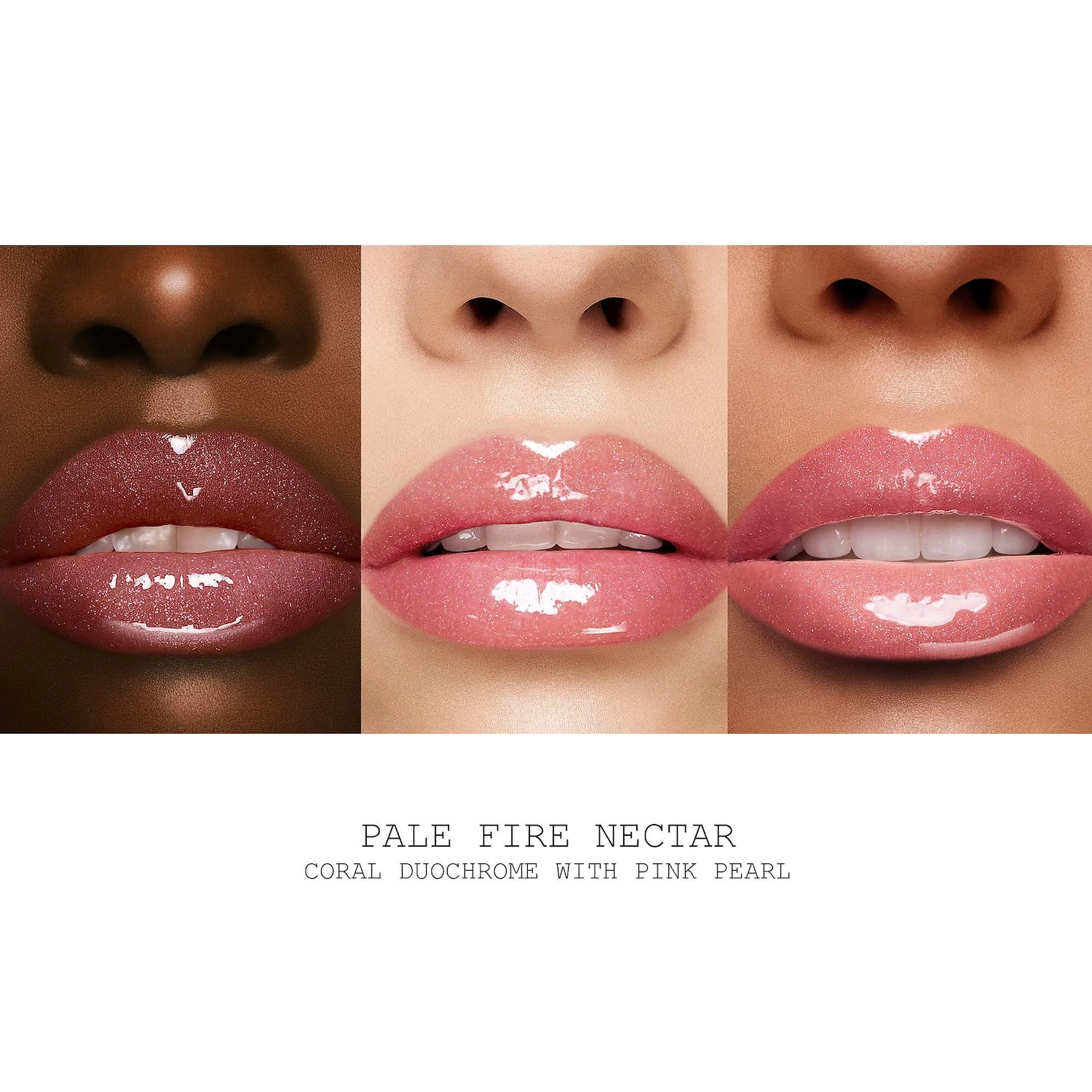 PAT McGRATH LABS LUST: Lip Gloss in Pale Fire Nectar - Coral Duochrome with Pink Pearl - Image 2