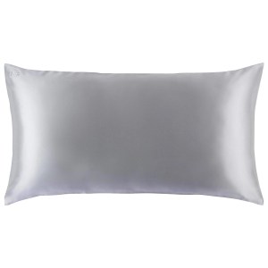 Slip Silk Pillowcase - King, Silver Color