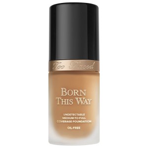 Too Faced Born This Way Natural Finish Longwear Liquid Foundation Color: Praline - Medium Tan with Golden Undertones
