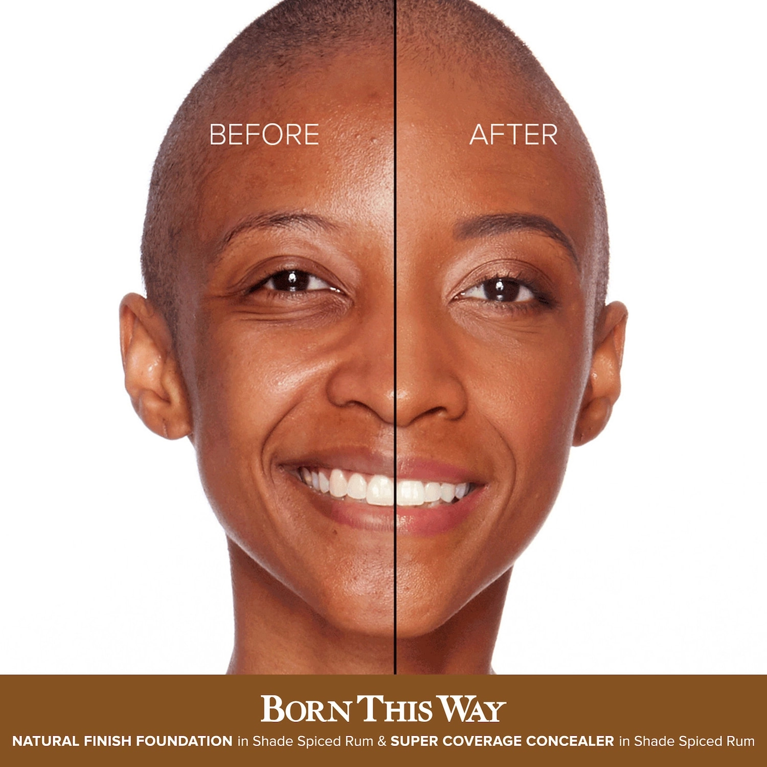 Too Faced Born This Way Natural Finish Longwear Liquid Foundation Color: Spiced Rum - Image 4