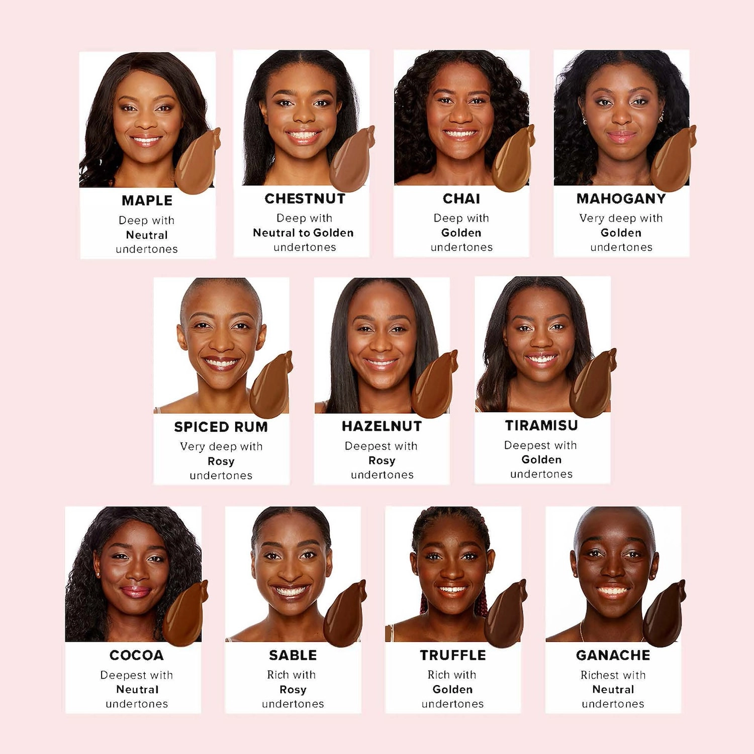 Too Faced Born This Way Natural Finish Longwear Liquid Foundation Color: Spiced Rum - Image 3