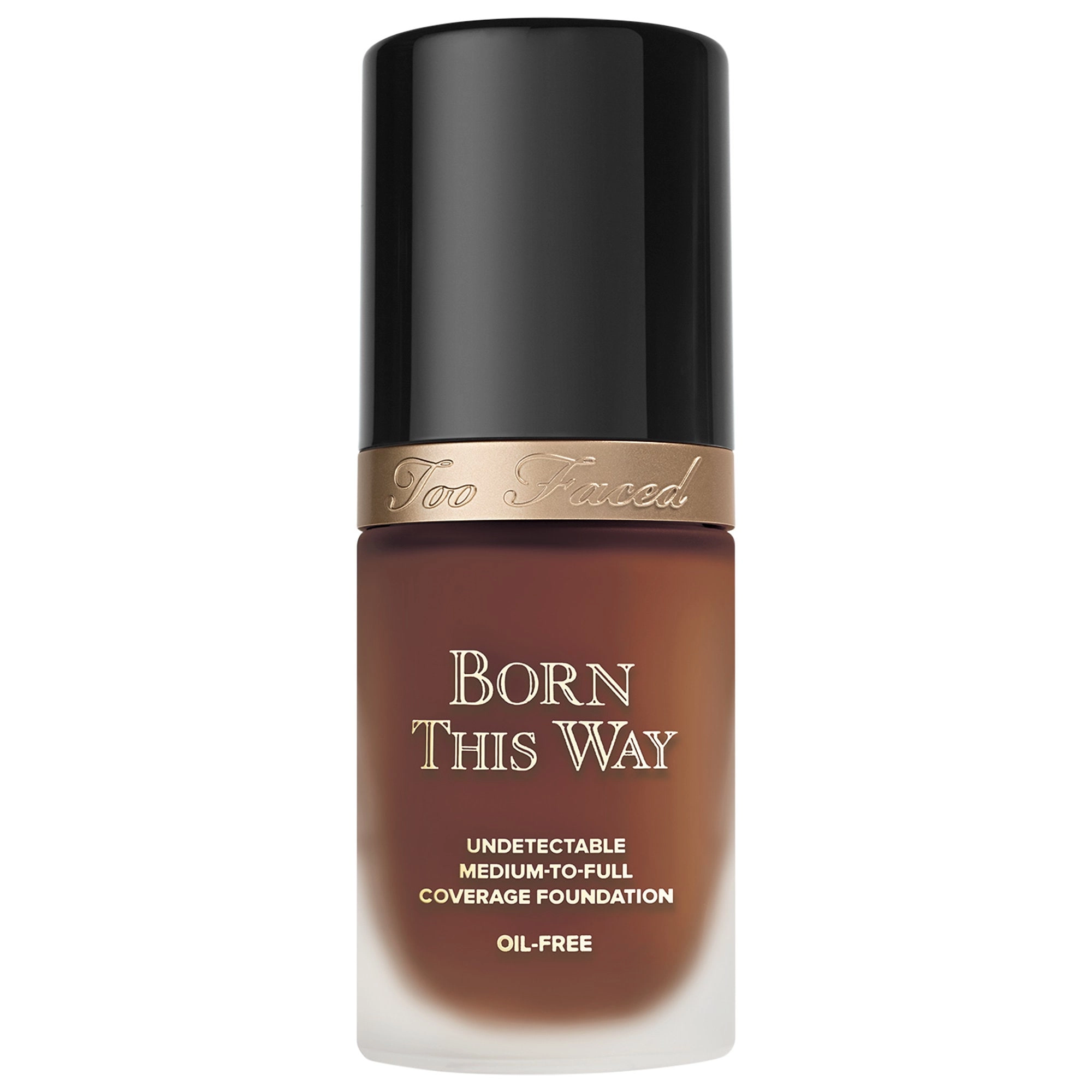 Too Faced Born This Way Natural Finish Longwear Liquid Foundation Color: Sable - Rich with Rosy Undertones