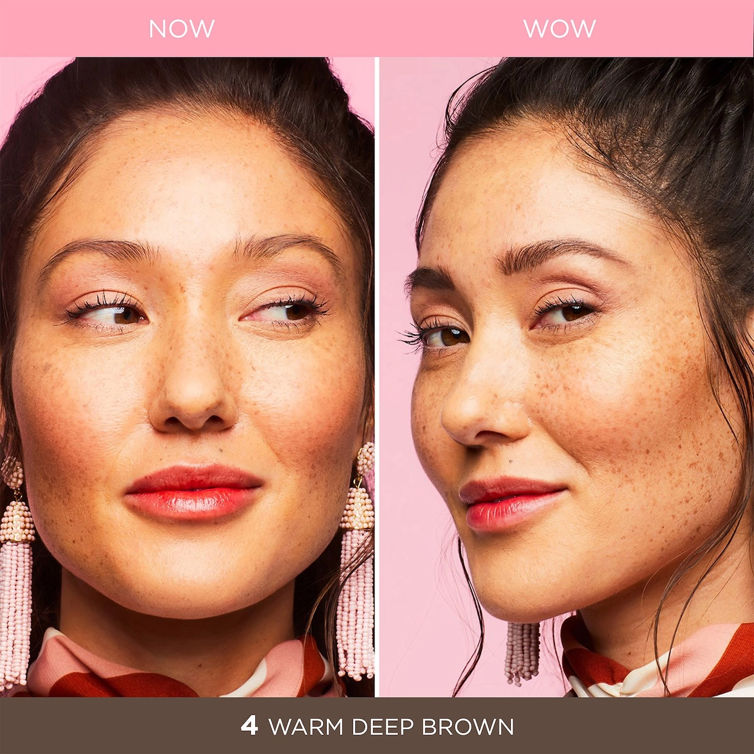 Benefit Cosmetics Mini Precisely, My Brow Pencil Waterproof Eyebrow Definer - Shade 4, Warm Deep Brown - Image 8