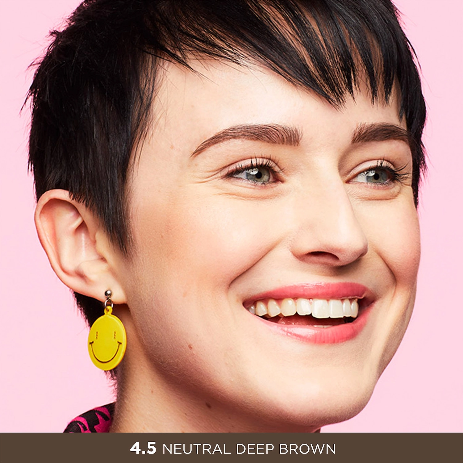 Benefit Cosmetics Precisely, My Brow Pencil Waterproof Eyebrow Definer in Shade 4.5 - Neutral Deep Brown - Image 7