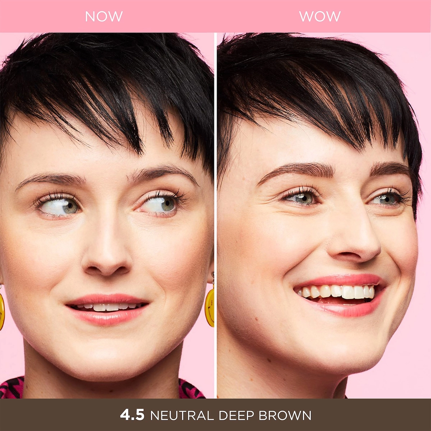 Benefit Cosmetics Precisely, My Brow Pencil Waterproof Eyebrow Definer in Shade 4.5 - Neutral Deep Brown - Image 7