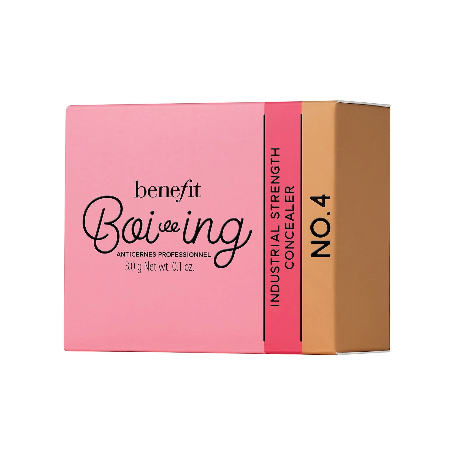 Benefit Cosmetics Boi-ing Industrial Strength Full Coverage Cream Concealer Color: 4 - Medium Tan/Warm - Image 3