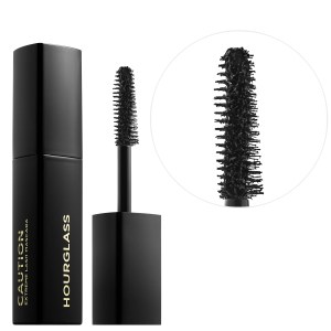 Hourglass Caution™ Extreme Lash Mascara Mini Size Black - 0.19 oz Vegan Volumizing Lengthening Without Parabens Cruelty-Free