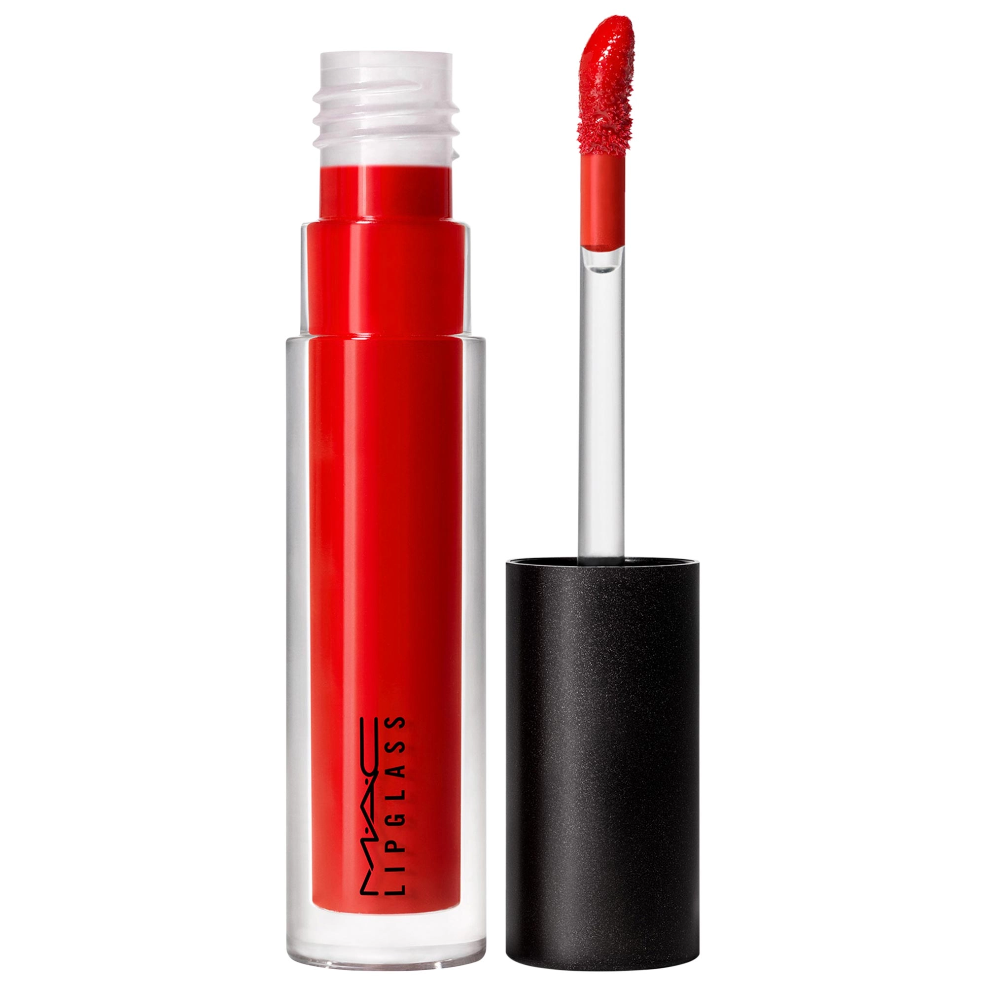 MAC Cosmetics Lipglass Color: Ruby Woo - Vivid Blue Red