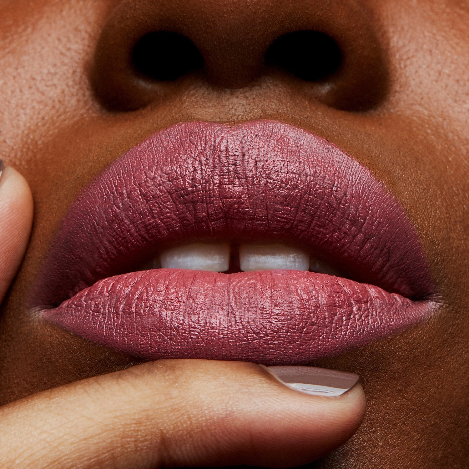 MAC Cosmetics Matte Lipstick Color: Mehr - Dirty Blue Pink - Image 5