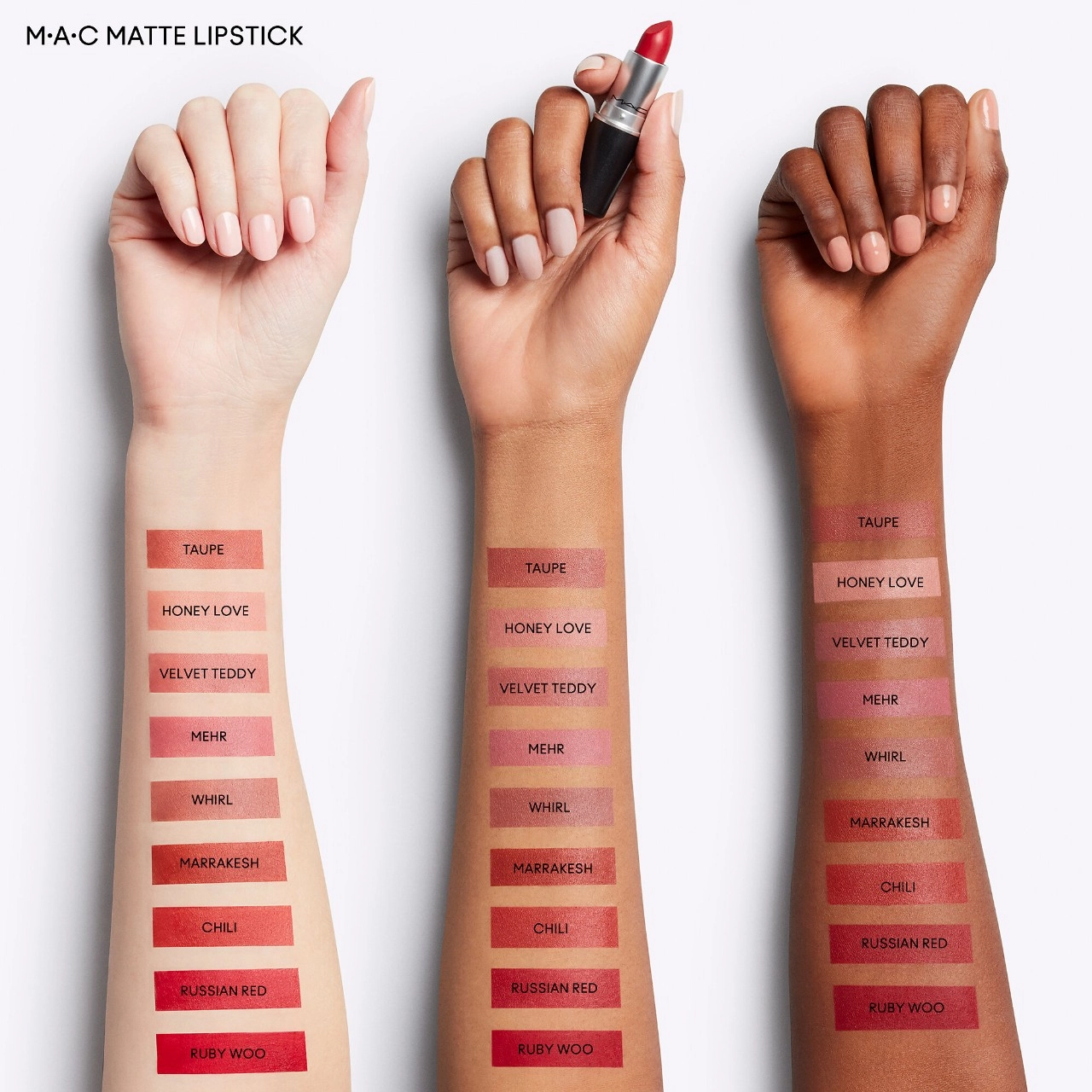 MAC Cosmetics Matte Lipstick Color: Mehr - Dirty Blue Pink - Image 6